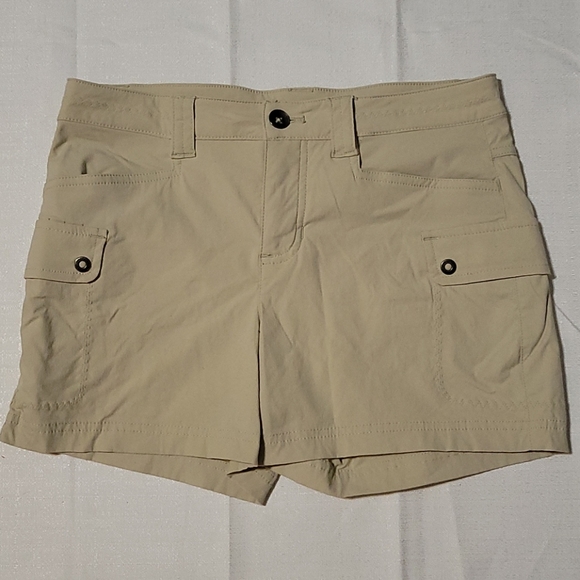 Eddie Bauer Pants - Eddie Bauer Tan Nylon hiking shorts